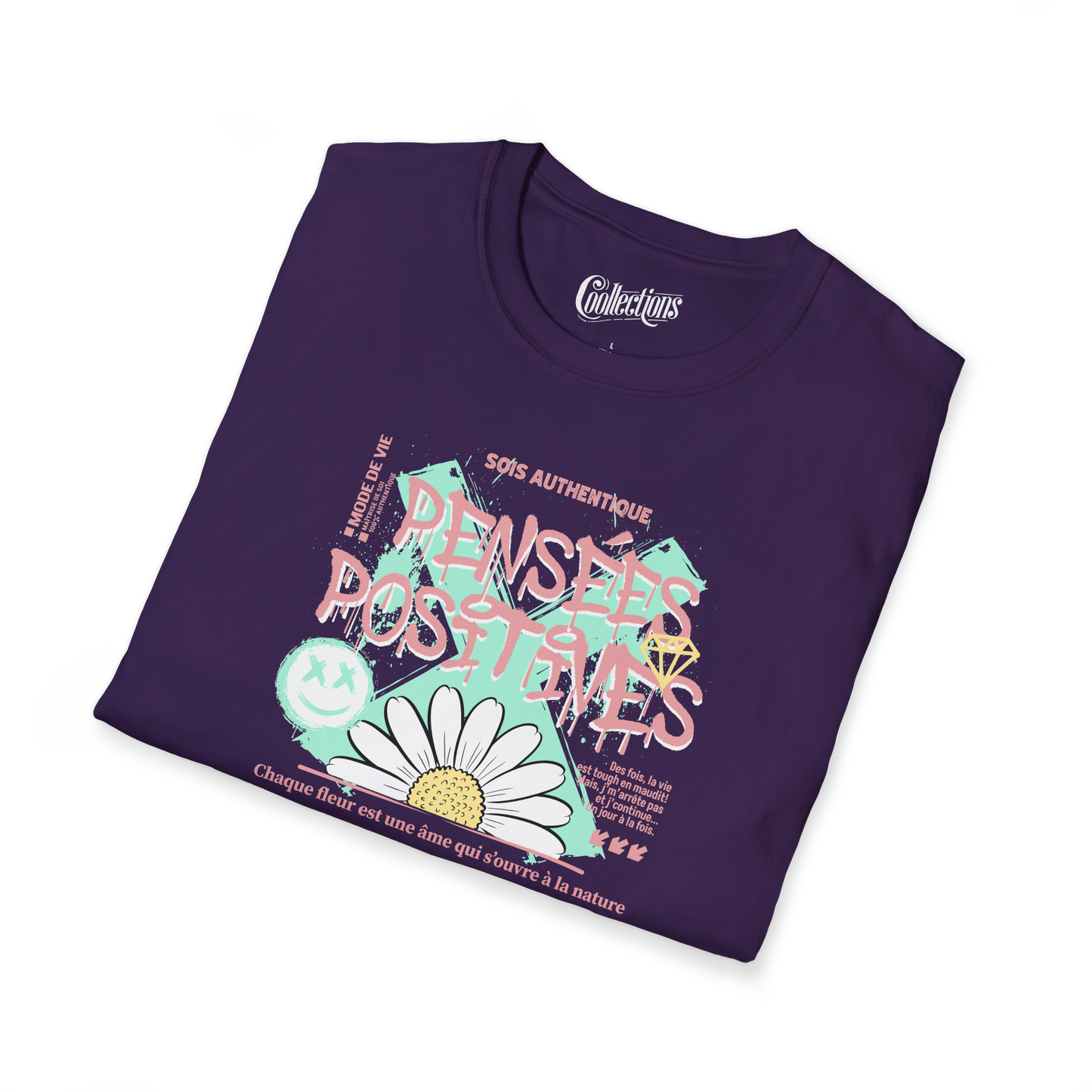 T-Shirt - Pensées positives – Mode de vie