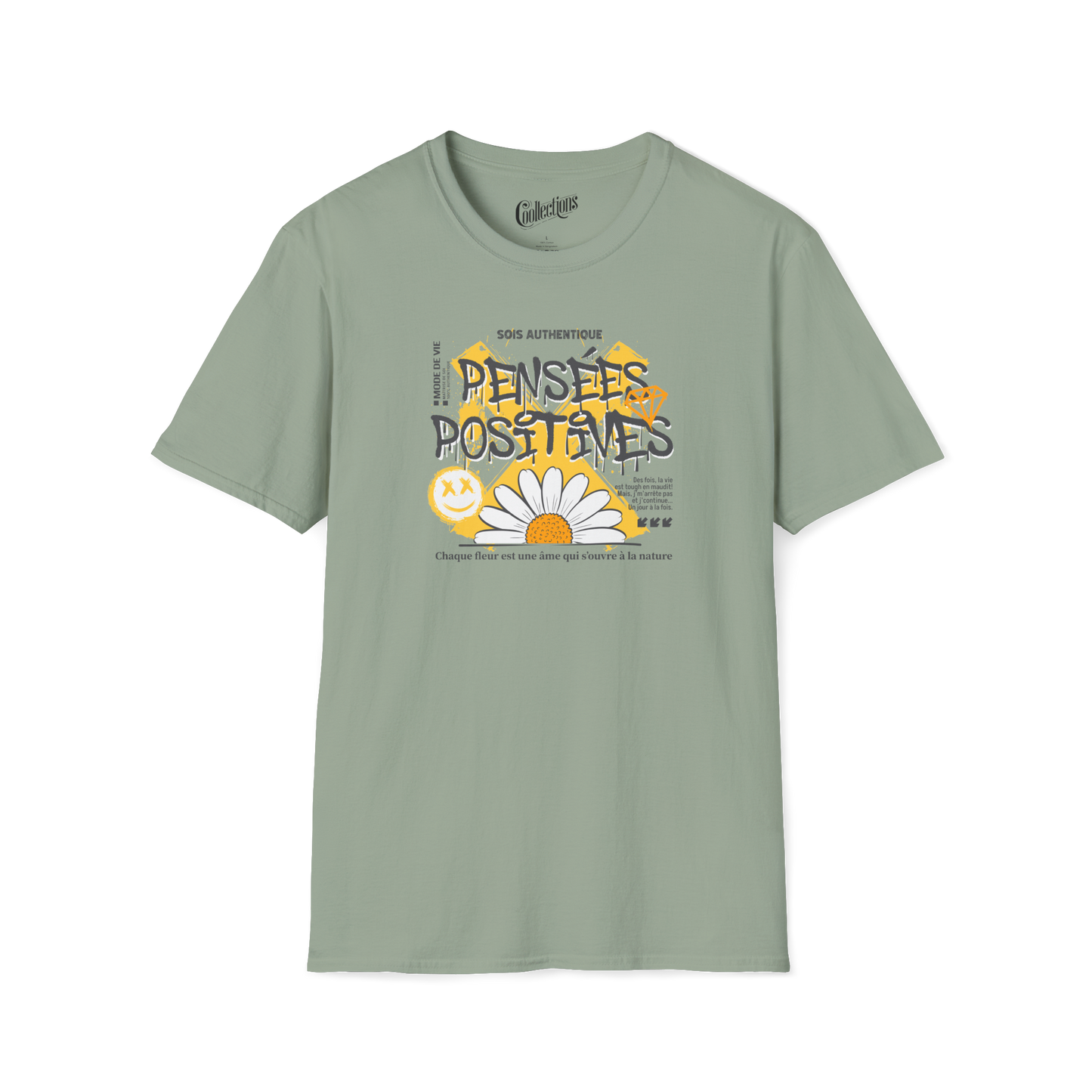 T-Shirt - Pensées positives – Mode de vie