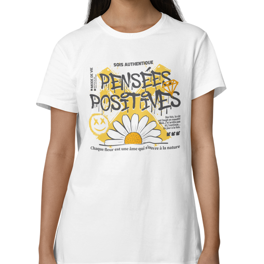 T-Shirt - Pensées positives – Mode de vie