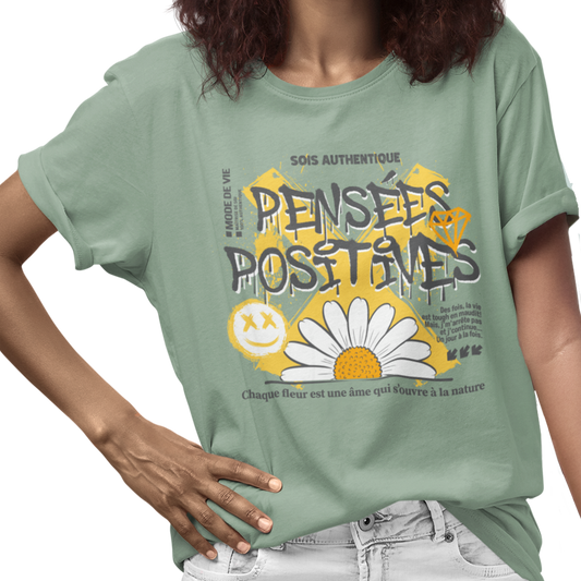 T-Shirt - Pensées positives – Mode de vie