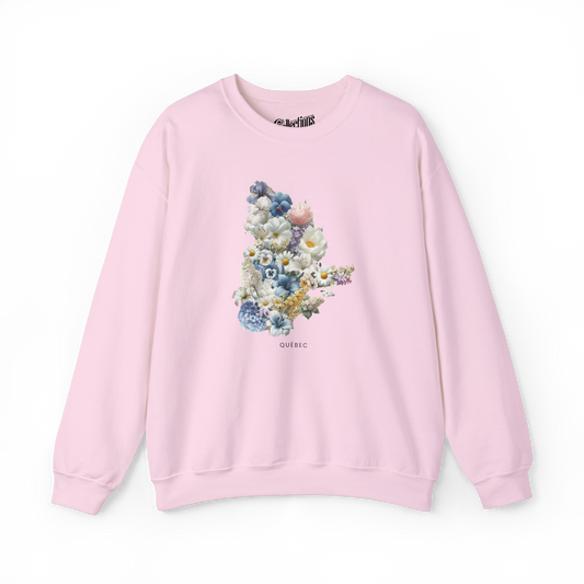 Sweatshirt - Quebec flowers
