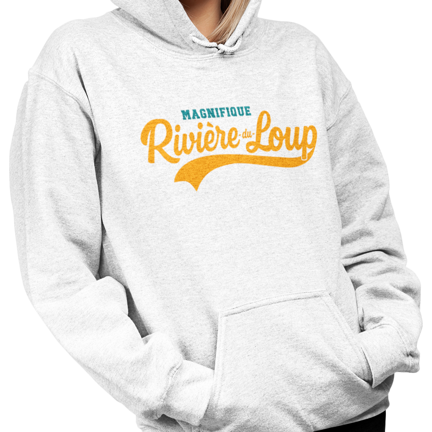 Sweat à capuche - Magnifique Rivière-du-Loup