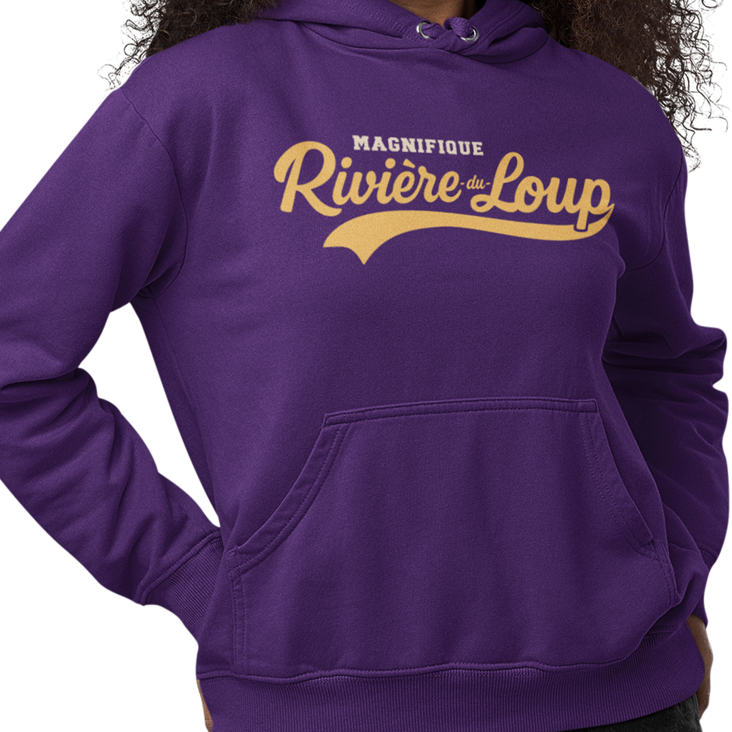 Sweat à capuche - Magnifique Rivière-du-Loup