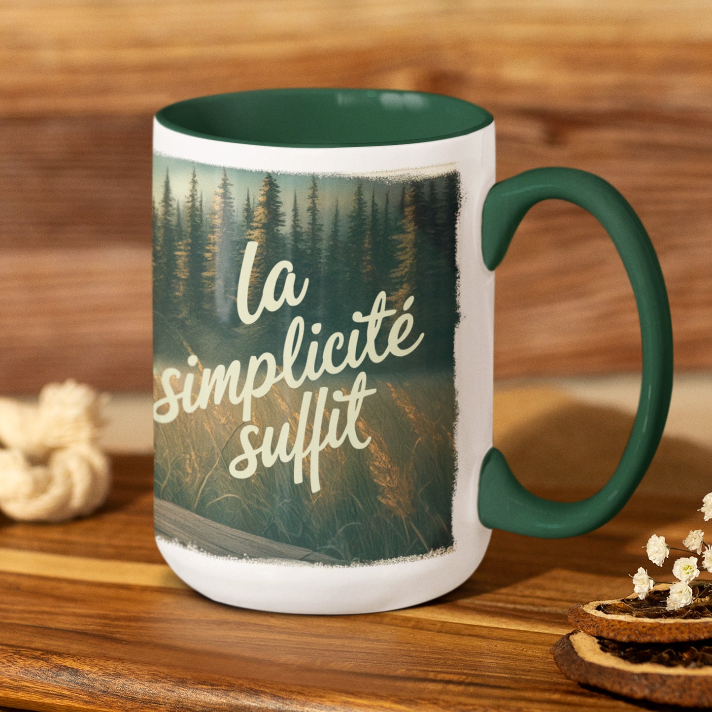 15 oz Mug – Simple is Enough