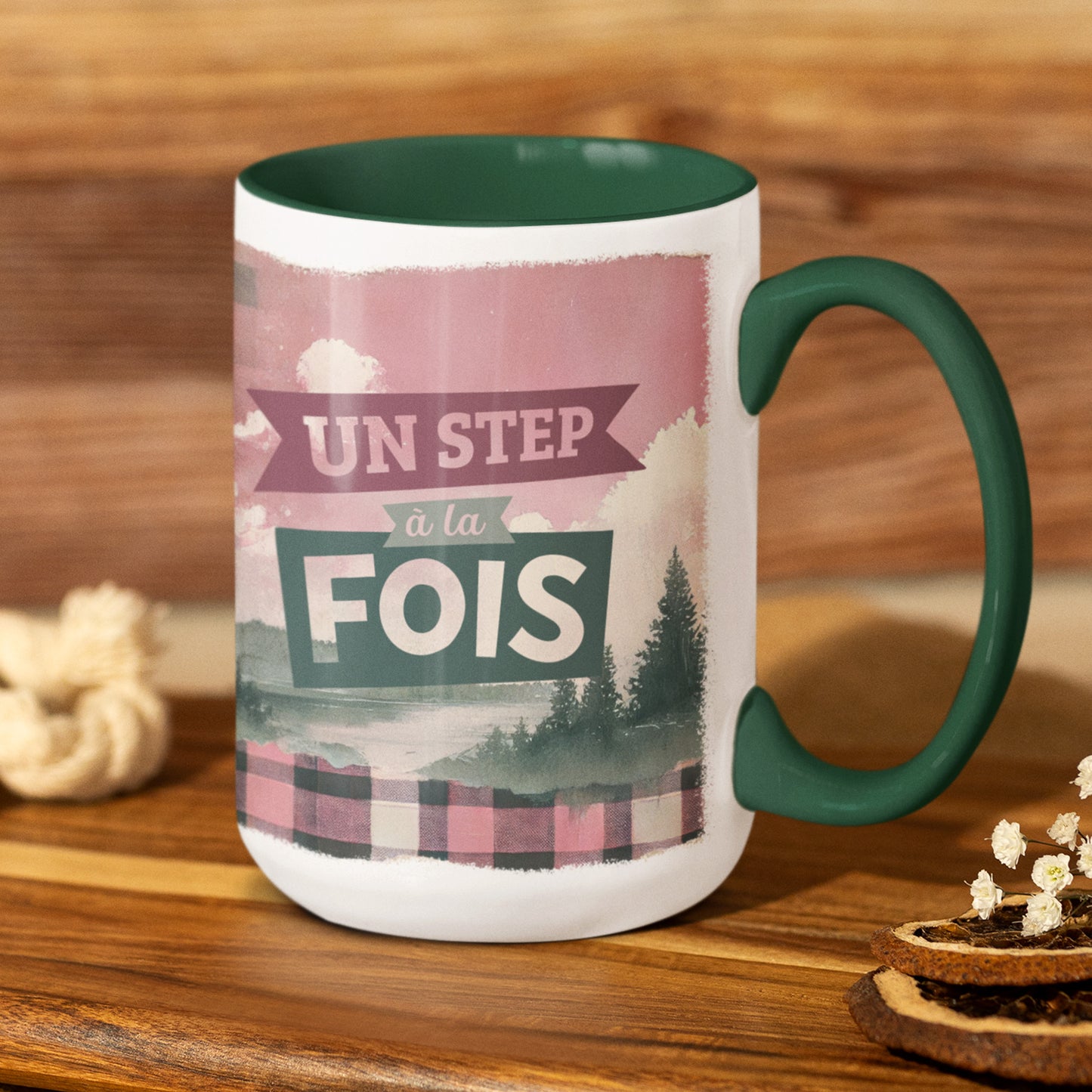 15 oz Mug – One Step at a Time