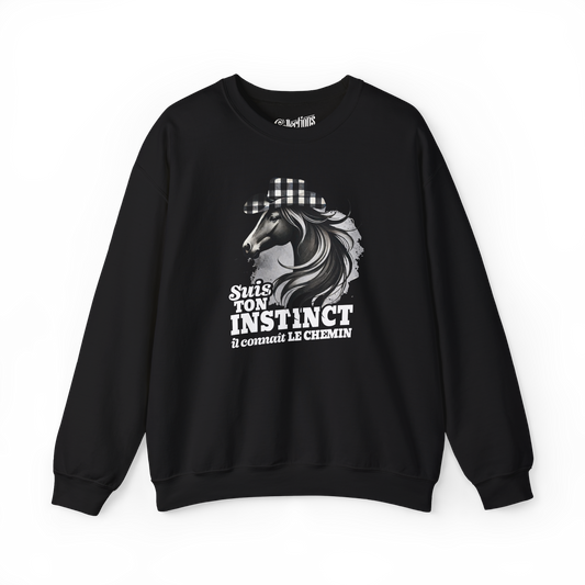 Sweat-shirt – Suis ton instinct