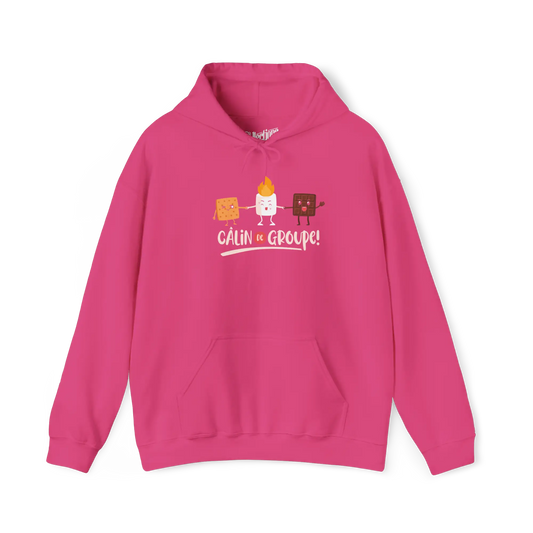 #camping - Sweat à capuche - Sweat à capuche - Câlin de groupe - Fleur exotique / S / M