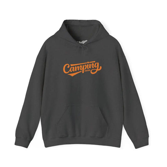 #camping - Sweat à capuche - Sweat à capuche - Camping lovers - Charbon / S / M