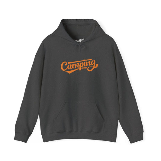 #camping - Sweat à capuche - Sweat à capuche - Camping lovers - Charbon / S / M