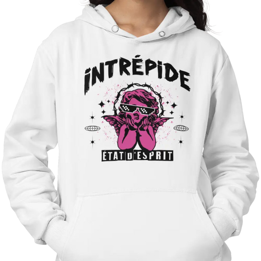 Mot pour Mot - Sweat Ă capuche - Sweat Ă capuche - IntrĂ©pide - Ătat dâesprit