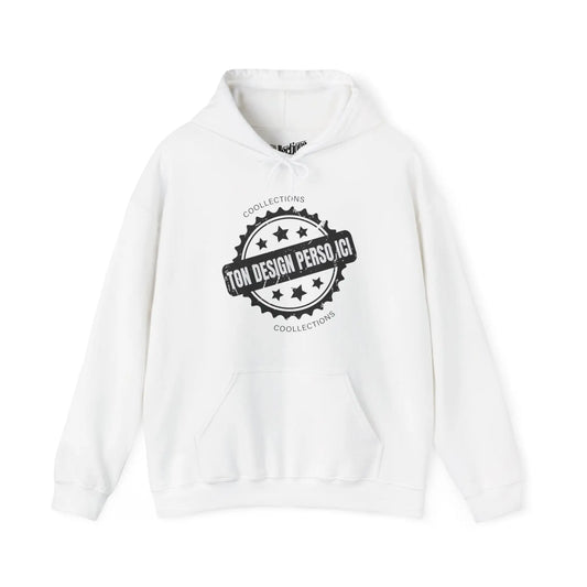 Personnaliser - Sweat à capuche - Sweat à capuche pâle - Personnalisé - Blanc / S / M