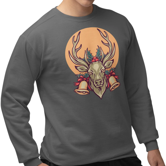 Temps des Fêtes - Sweat-shirt - Sweat-shirt - Cerf de Noël