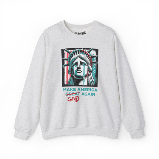 Local D’abord - Sweat-shirt - Sweat-shirt - Désillusion Américaine - Gris cendre / S / M