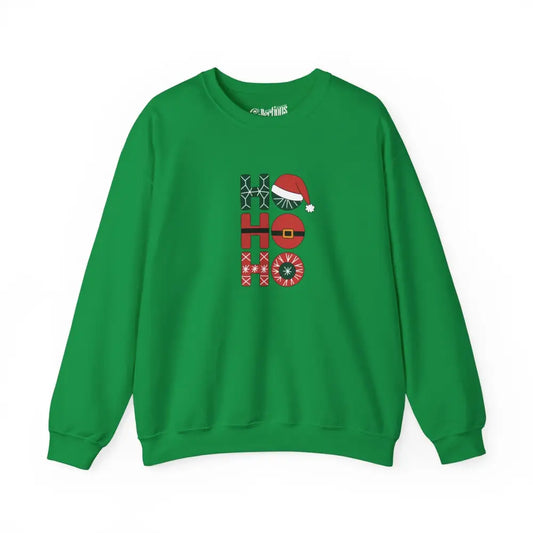 Temps des Fêtes - Sweat-shirt - Sweat-shirt – Ho Ho Ho Classique - Vert / S / M