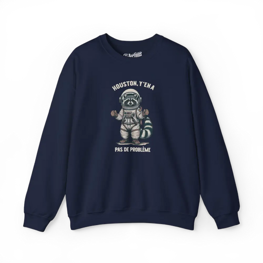 Les Poilus - Sweat-shirt - Sweat-shirt – Houston Y’en A Pas De Problème - Marine / S / M