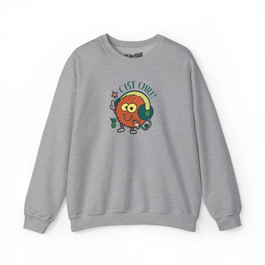 Jeunes - Sweat-shirt - Sweat-shirt - Jeunes - C’est Chill! - Gris Sport / XS (4-6 ans)