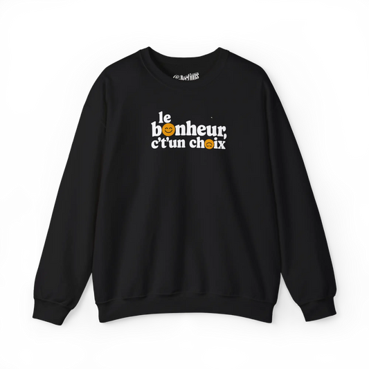 Mot Pour Mot - Sweat-shirt - Sweat-shirt – Le Bonheur c’t’un choix