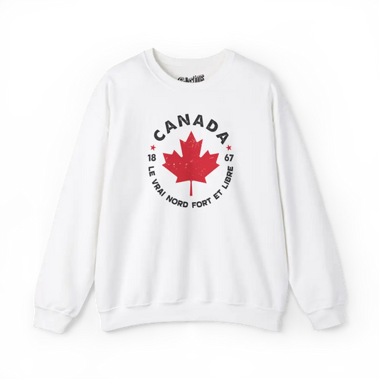 Local D’abord - Sweat-shirt - Sweat-shirt - Le Vrai Nord - Blanc / S / M