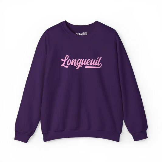 Local D’abord - Sweat-shirt - Sweat-shirt - Longueuil Vibrant - Mauve / S / M