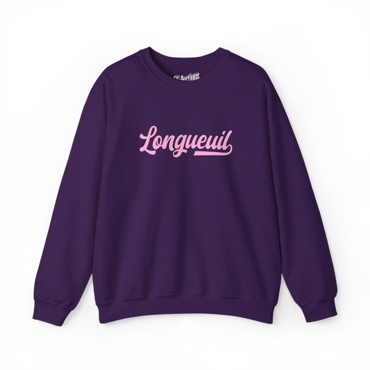 Local D’abord - Sweat-shirt - Sweat-shirt - Longueuil Vibrant - Mauve / S / M
