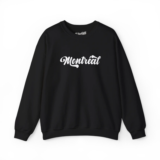 Local D’abord - Sweat-shirt - Sweat-shirt - Montréal Dynamique - Noir / S / M