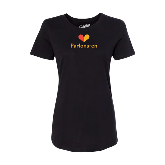 Vie d’Phoqué - T-Shirt ajusté - T-shirt ajusté - Parlons-en - Noir / S