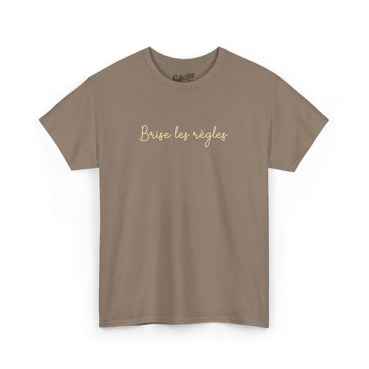 Vie d’Phoqué - T-Shirt - T-shirt - Brise les règles - Savane / S / M