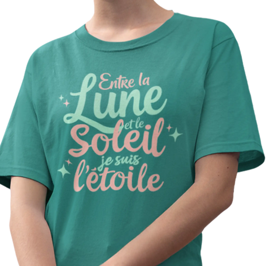 Mot Pour Mot - T-Shirt - T-Shirt - Entre la lune et le soleil