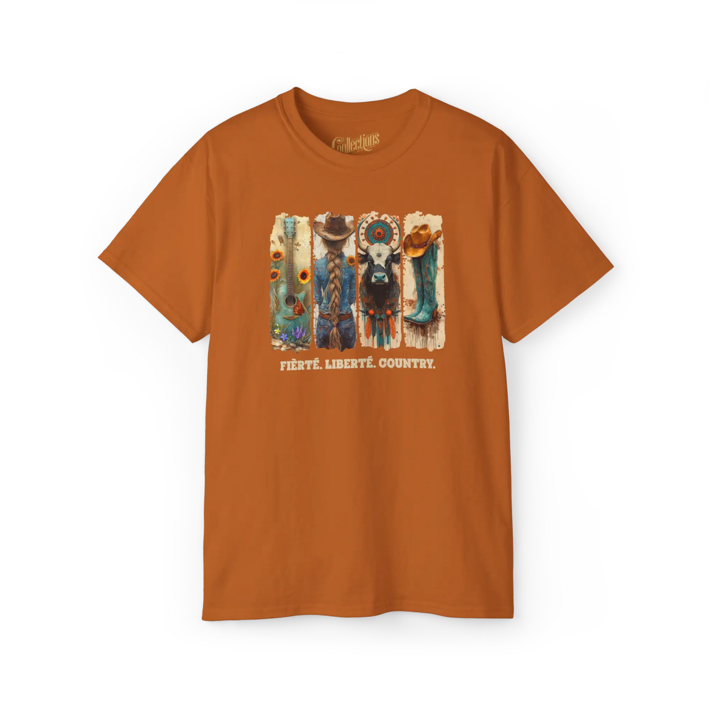 Rodéo Moderne - T-Shirt - T-shirt - Fierté. Liberté. Country. - Texas / S / M