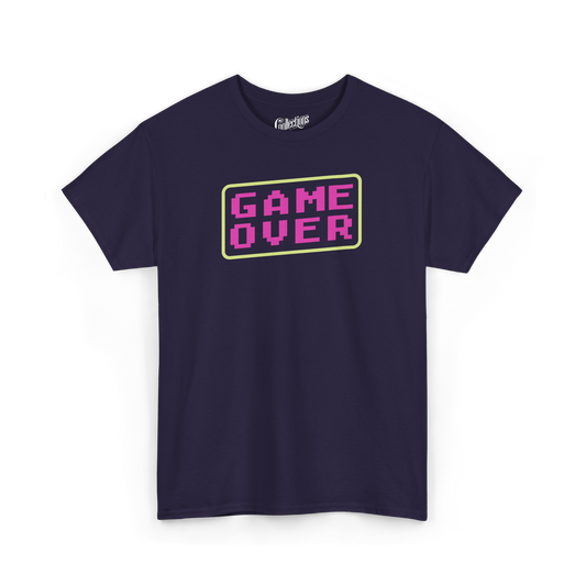 Gameur - T-Shirt - T-shirt - Game Over - Mûre / S / M
