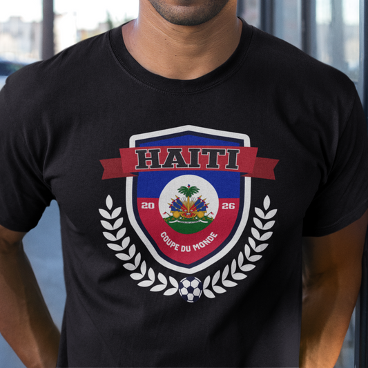 Creolofolie - t-shirt - T-shirt – Haïti Soccer Coupe du Monde 2026