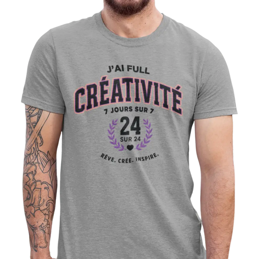 Vie d’Phoqué - T-Shirt - T-shirt - J’ai full créativité (7 jours sur 7 24/24)