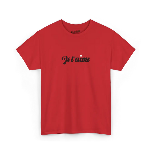 Saint-Valentin - T-Shirt - T-shirt - Je t’aime - Rouge / S / M