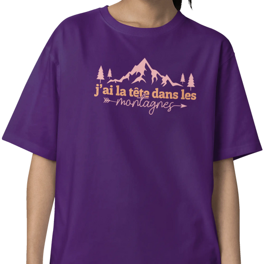 #camping - T-Shirt - T-Shirt - La tête dans les montagnes
