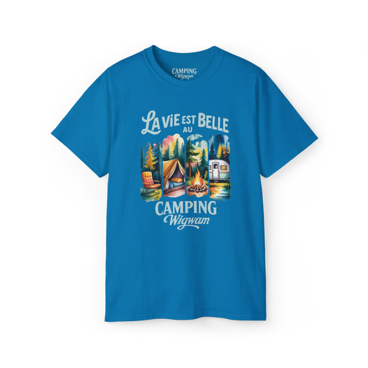#camping - T-Shirt - T-shirt - La vie est belle au Camping Wigwam (Collabo)