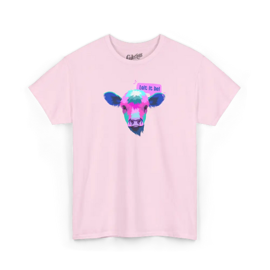 Les Poilus - T-Shirt - T-shirt – Lait It Be - Rose clair / S / M