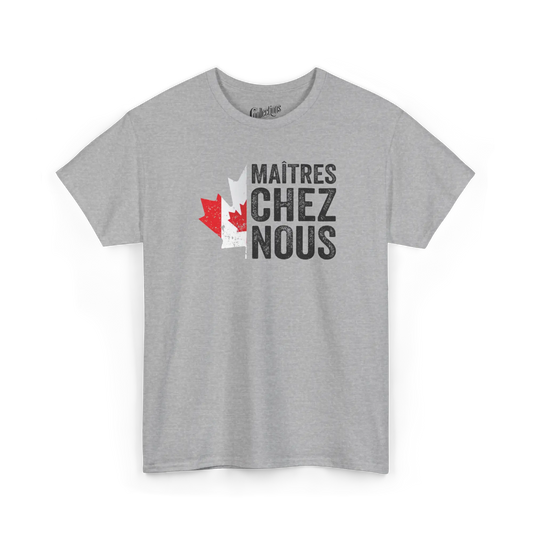 Local D’abord - T-Shirt - T-shirt - Maîtres Chez Nous - Gris Sport / S / M