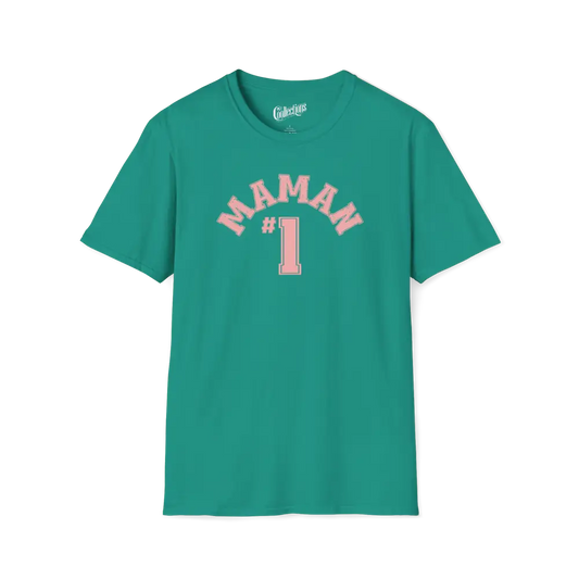 Pour Maman - T-Shirt - T-shirt - Maman #1 - Jade / S / M