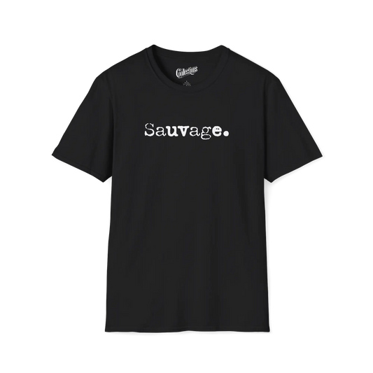 #camping - T-Shirt - T-shirt - Sauvage. - Noir / S / M