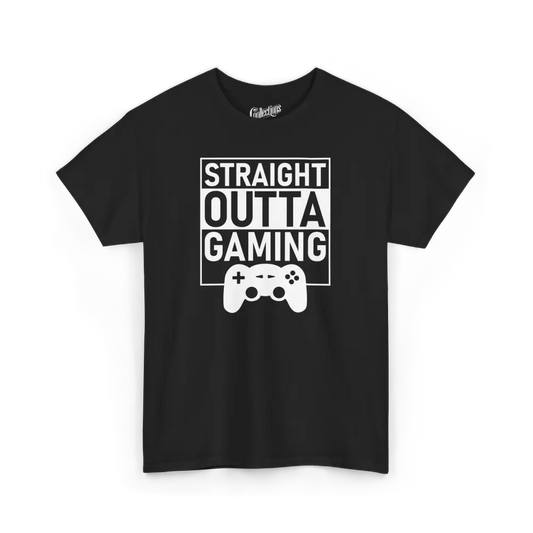 Gameur - T-Shirt - T-shirt - Straight Outta Gaming - Noir / S / M