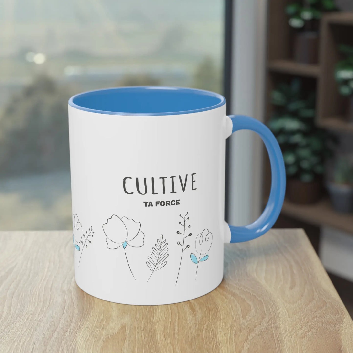 Mot Pour Mot - Tasse en céramique - Tasse 11 oz - Cultive ta force
