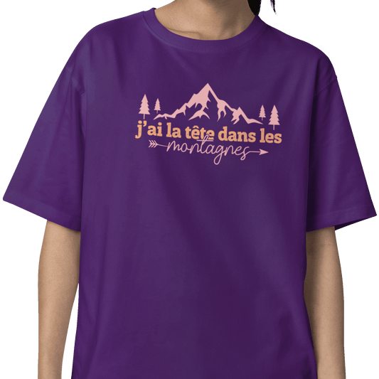 #camping - T-shirt - T-Shirt - La tête dans les montagnes