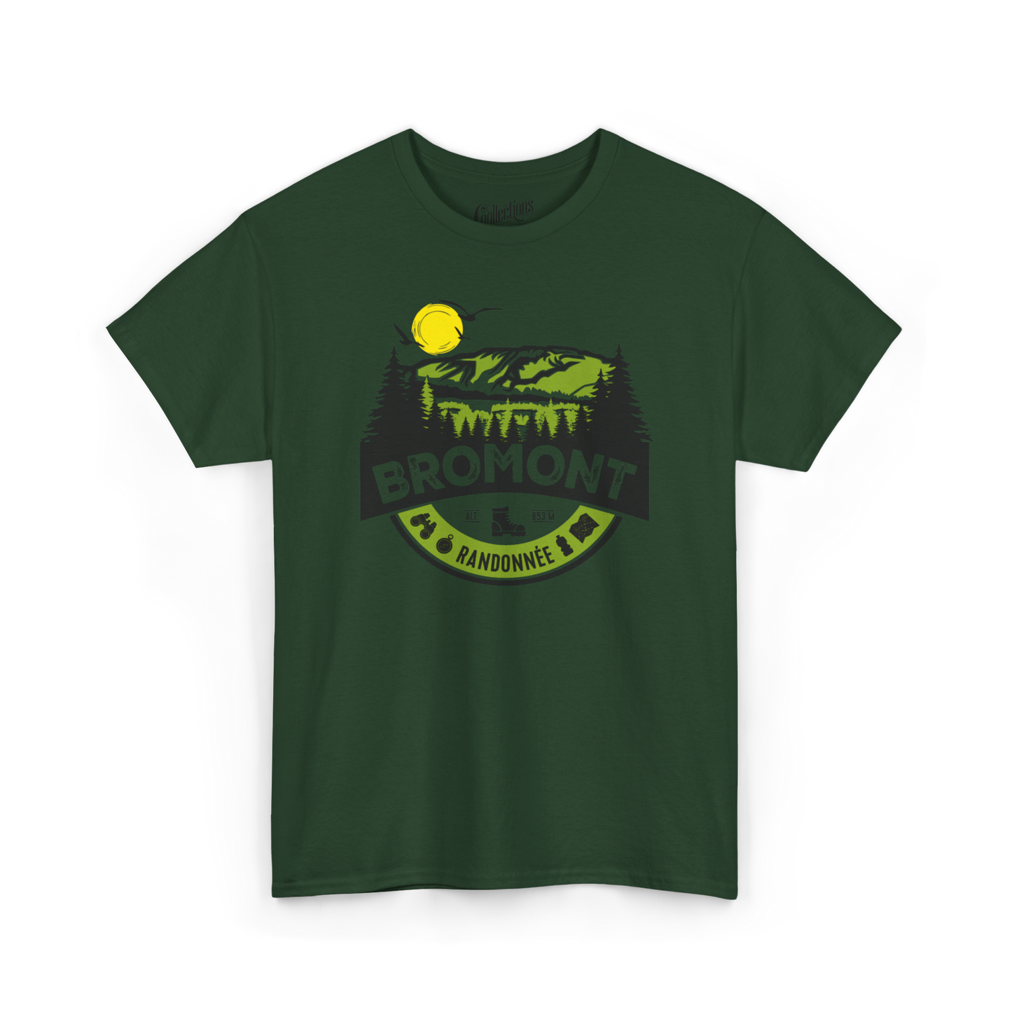 #camping - T-Shirt - T-shirt - Randonnée en Montagne - Bromont - Forêt / S / M