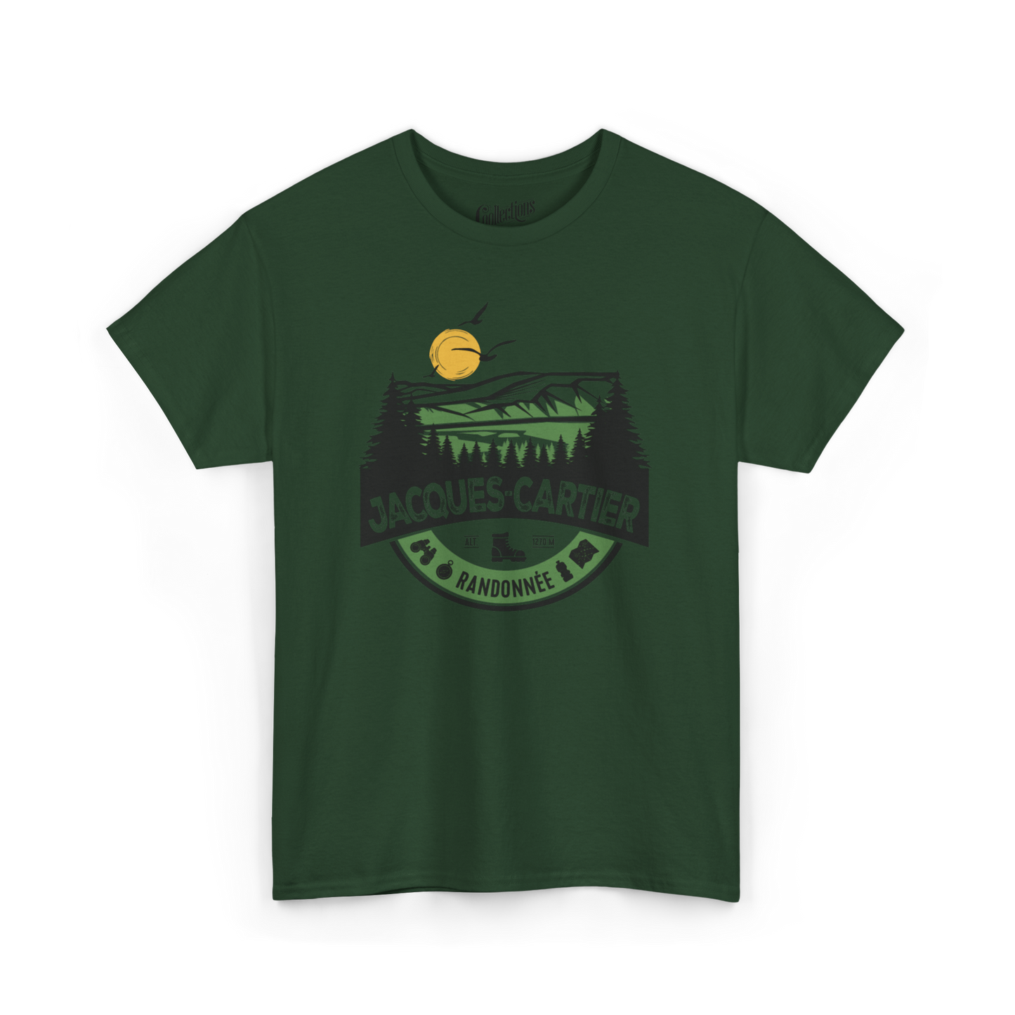 #camping - T-Shirt - T-shirt - Randonnée en Montagne - Mont Jacques-Cartier
