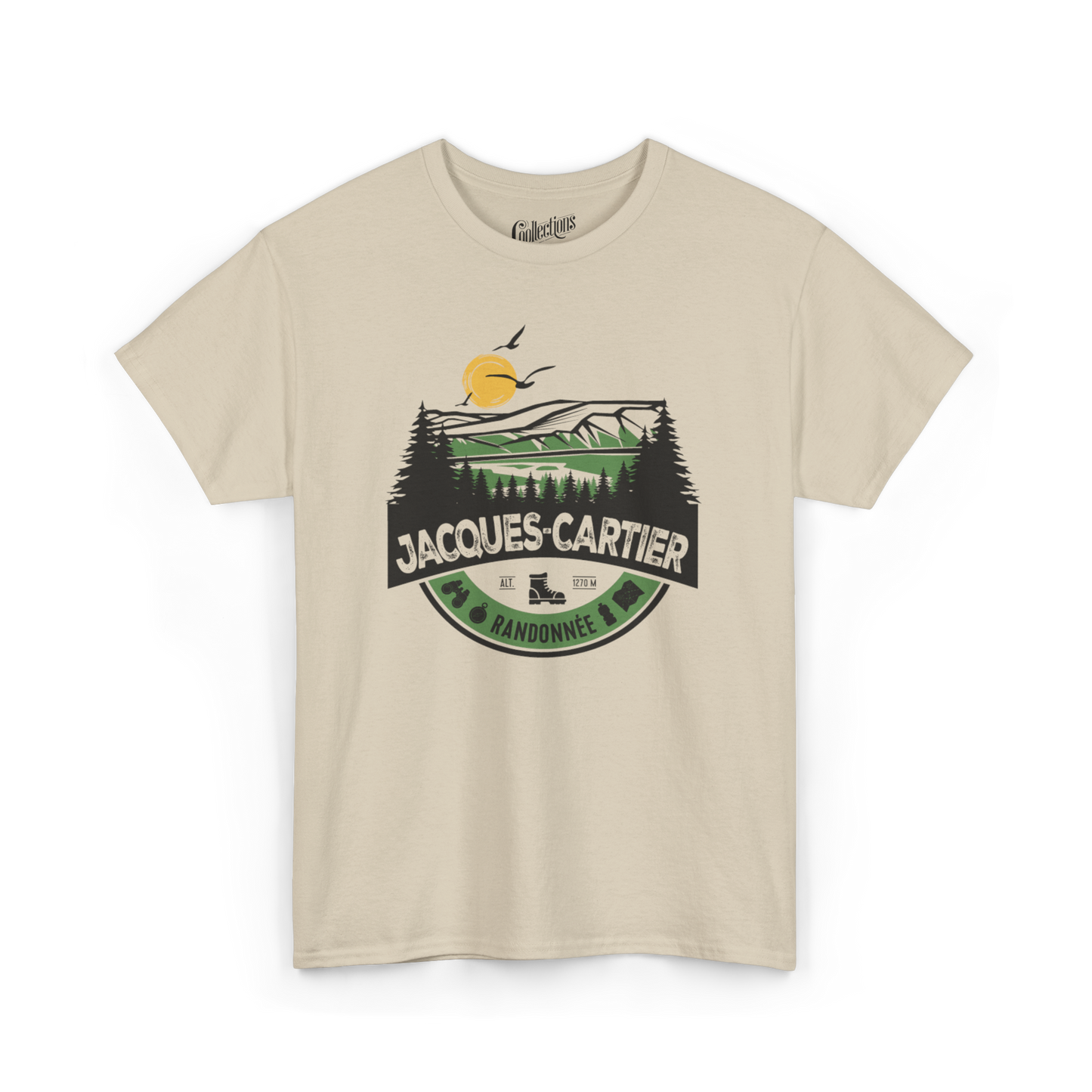 #camping - T-Shirt - T-shirt - Randonnée en Montagne - Mont Jacques-Cartier