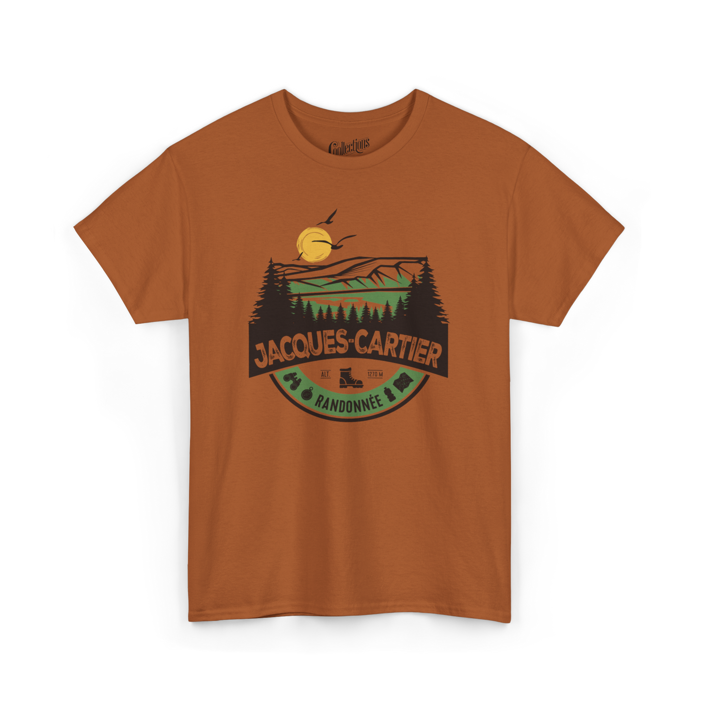 #camping - T-Shirt - T-shirt - Randonnée en Montagne - Mont Jacques-Cartier - Texas / S / M
