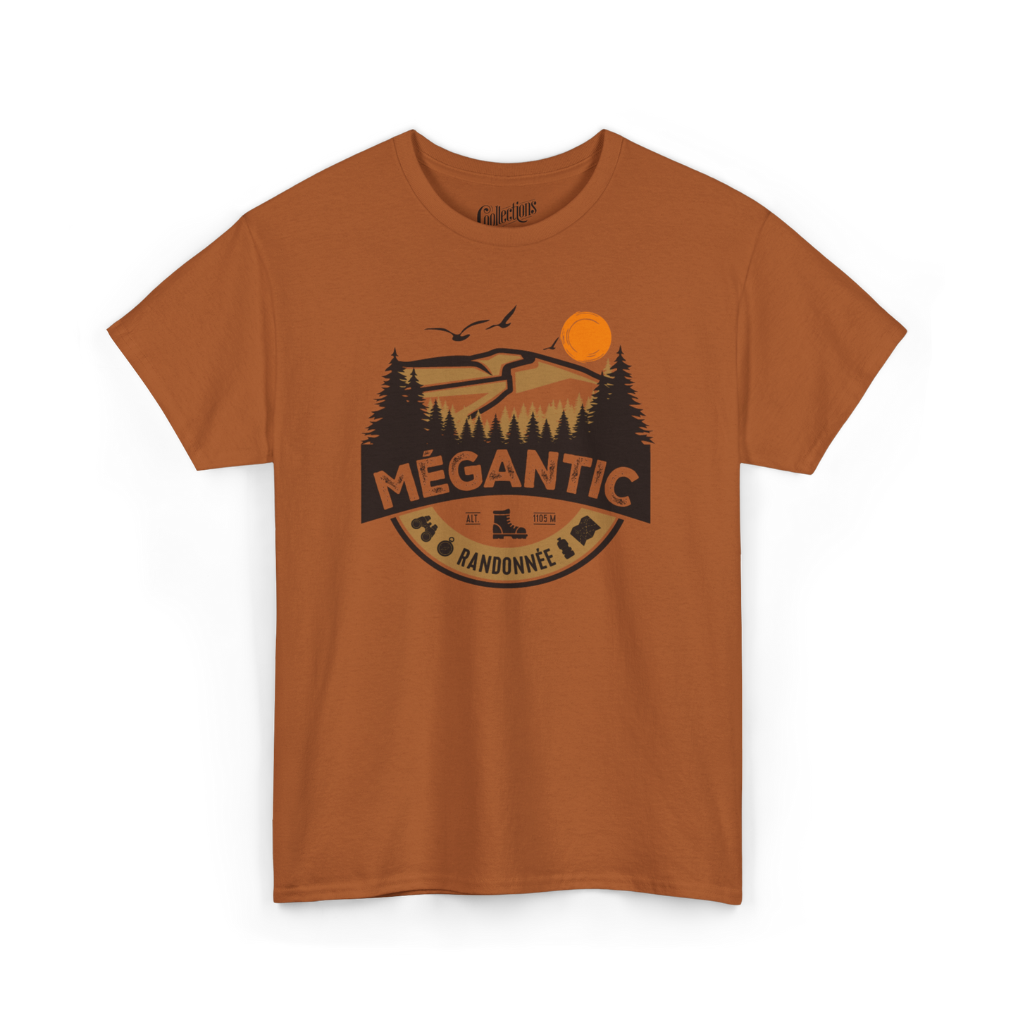 #camping - T-Shirt - T-shirt - Randonnée en Montagne - Mont Mégantic - Texas / S / M