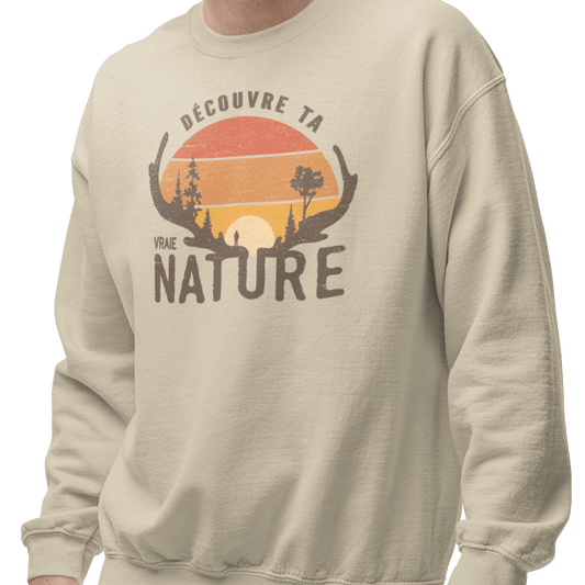 #camping - Sweat-shirt - Sweat-shirt - Découvre ta vraie Nature