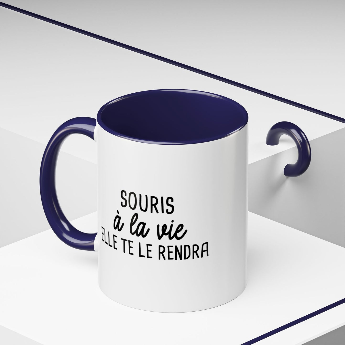 Tasse 11 oz - Souris à la vie, elle te le rendra