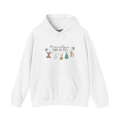 Sweat à capuche - Merveilleux Temps des Fêtes